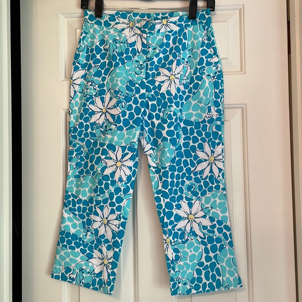 Lilly Pulitzer printed kids capris size 12